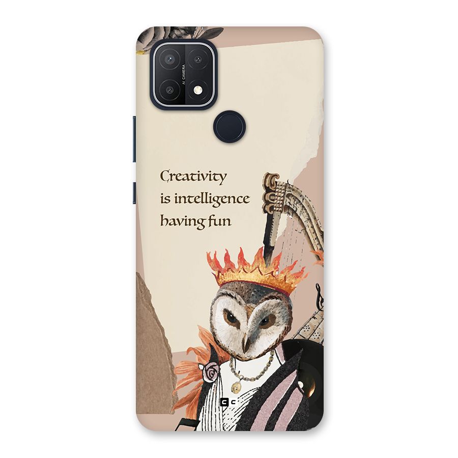 Creativity Intelligence Back Case for Oppo A15