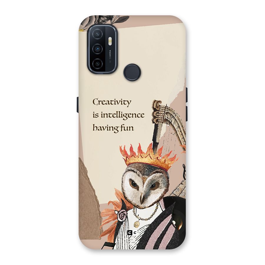 Creativity Intelligence Back Case for Oppo A32