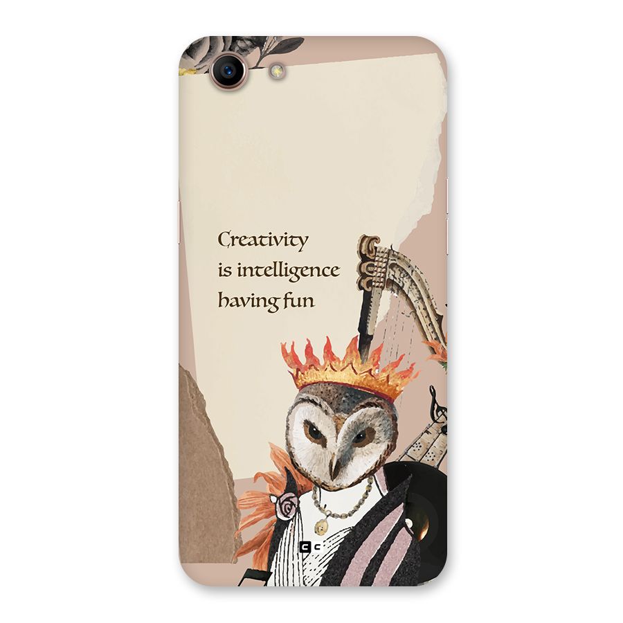 Creativity Intelligence Back Case for Oppo A83 (2018)