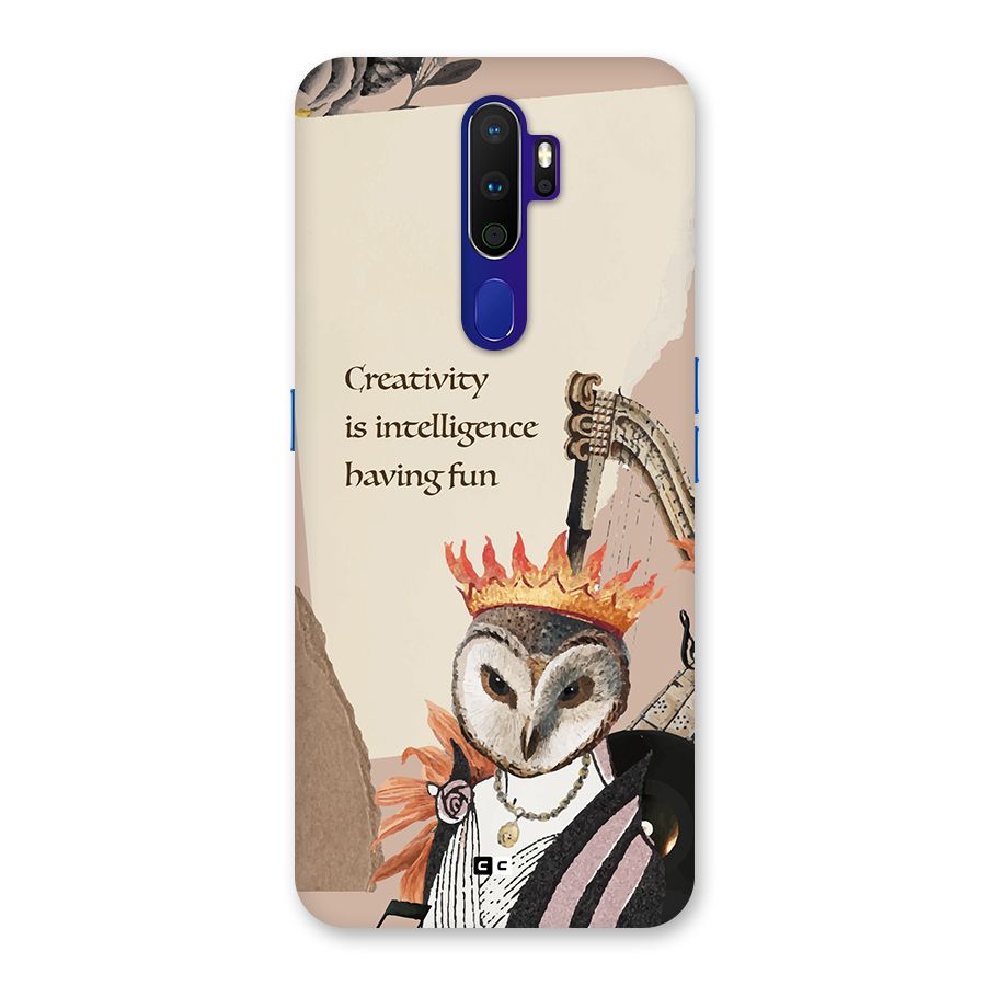 Creativity Intelligence Back Case for Oppo A9 (2020)