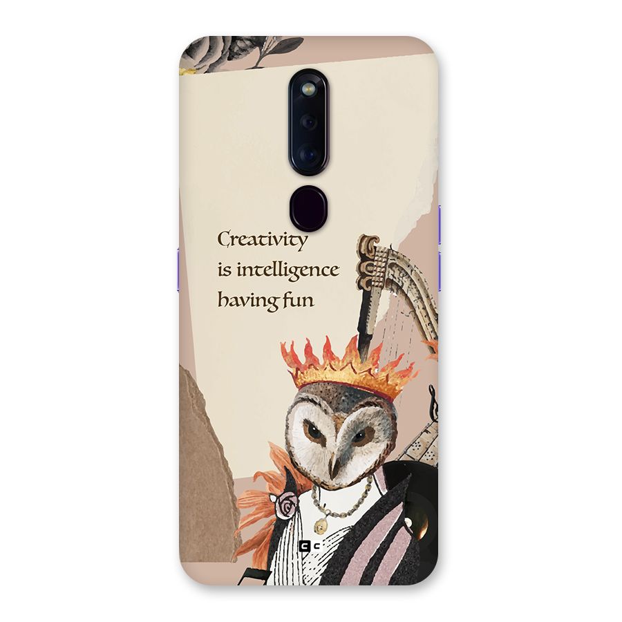 Creativity Intelligence Back Case for Oppo F11 Pro