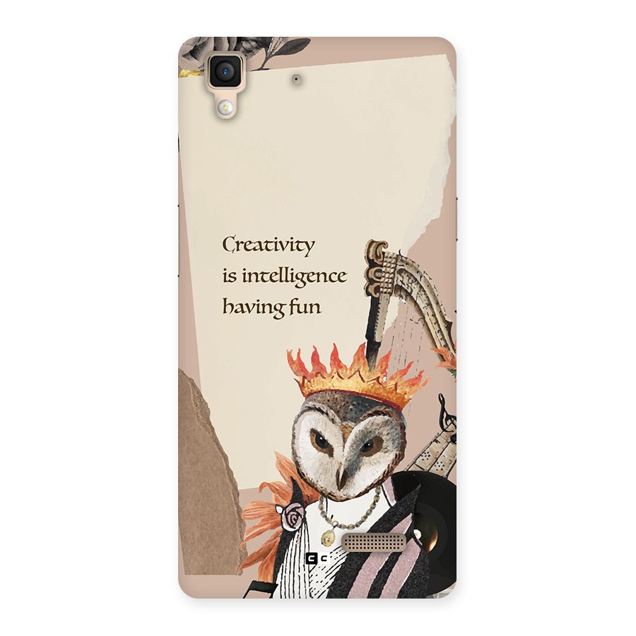 Creativity Intelligence Back Case for Oppo R7