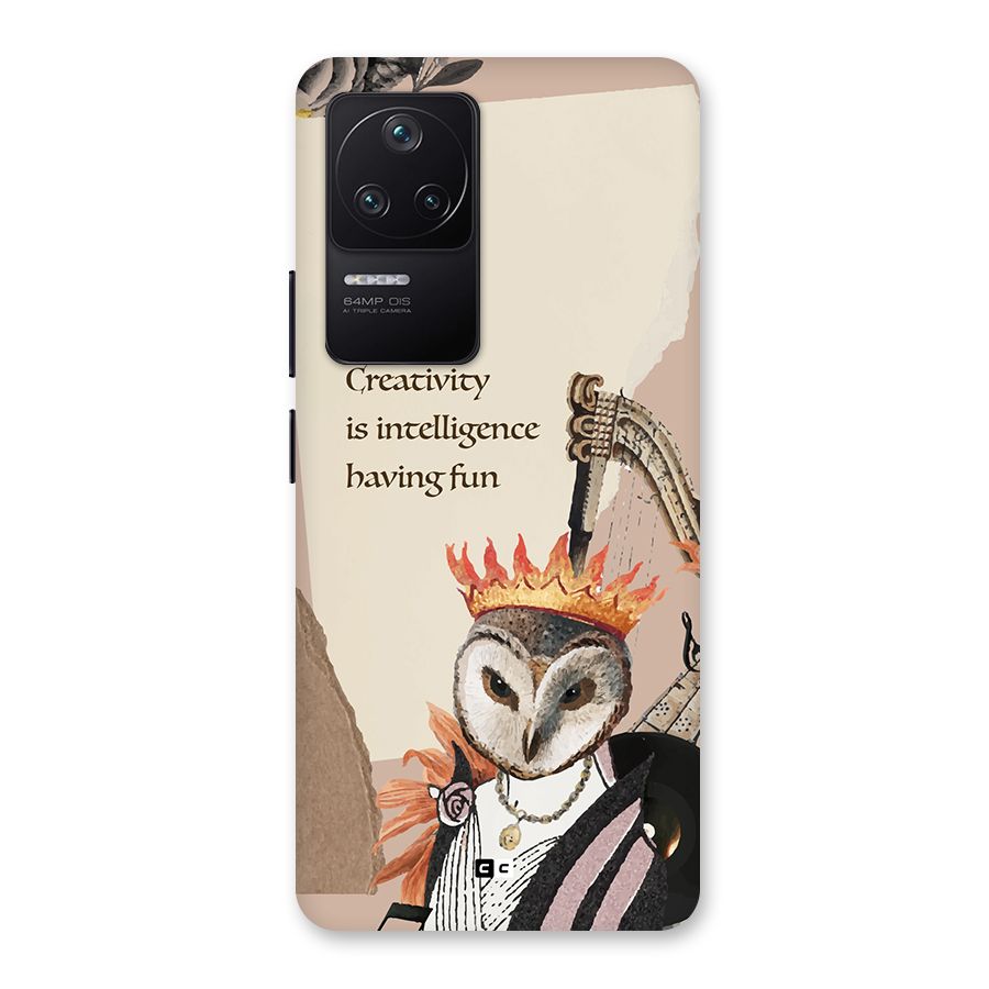 Creativity Intelligence Back Case for Poco F4 5G