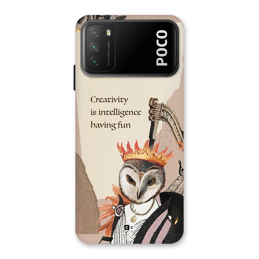 Creativity Intelligence Back Case for Poco M3