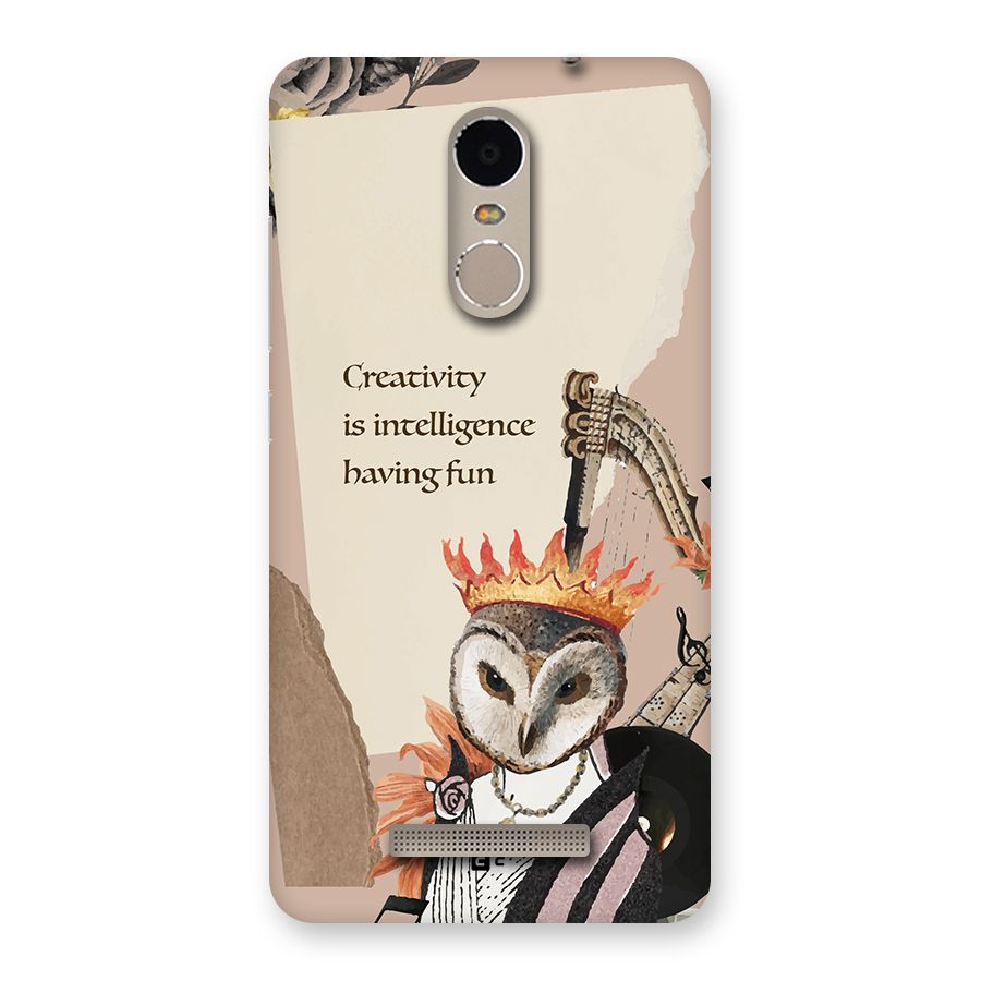 Creativity Intelligence Back Case for Redmi Note 3