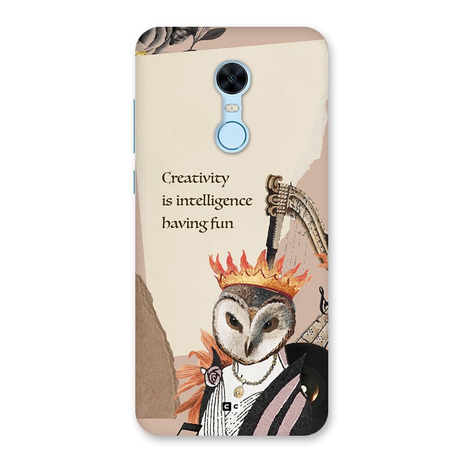 Creativity Intelligence Back Case for Redmi Note 5