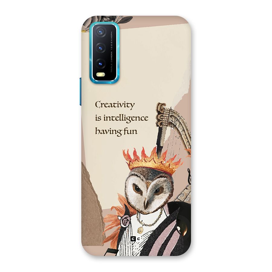 Creativity Intelligence Back Case for Vivo Y20 2021