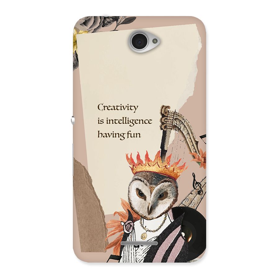 Creativity Intelligence Back Case for Xperia E4