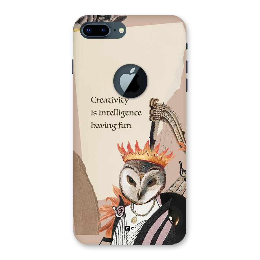 Creativity Intelligence Back Case for iPhone 7 Plus Logo Cut