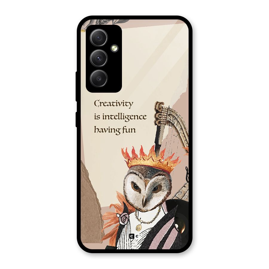 Creativity Intelligence Glass Back Case for Galaxy A34