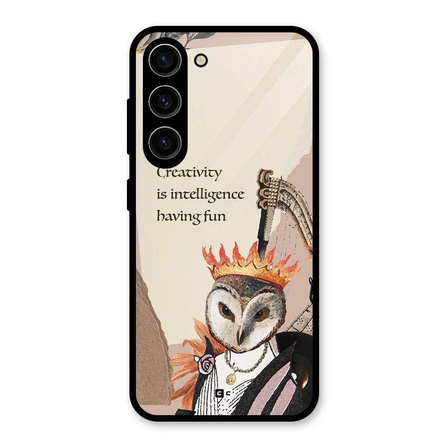 Creativity Intelligence Glass Back Case for Galaxy S23