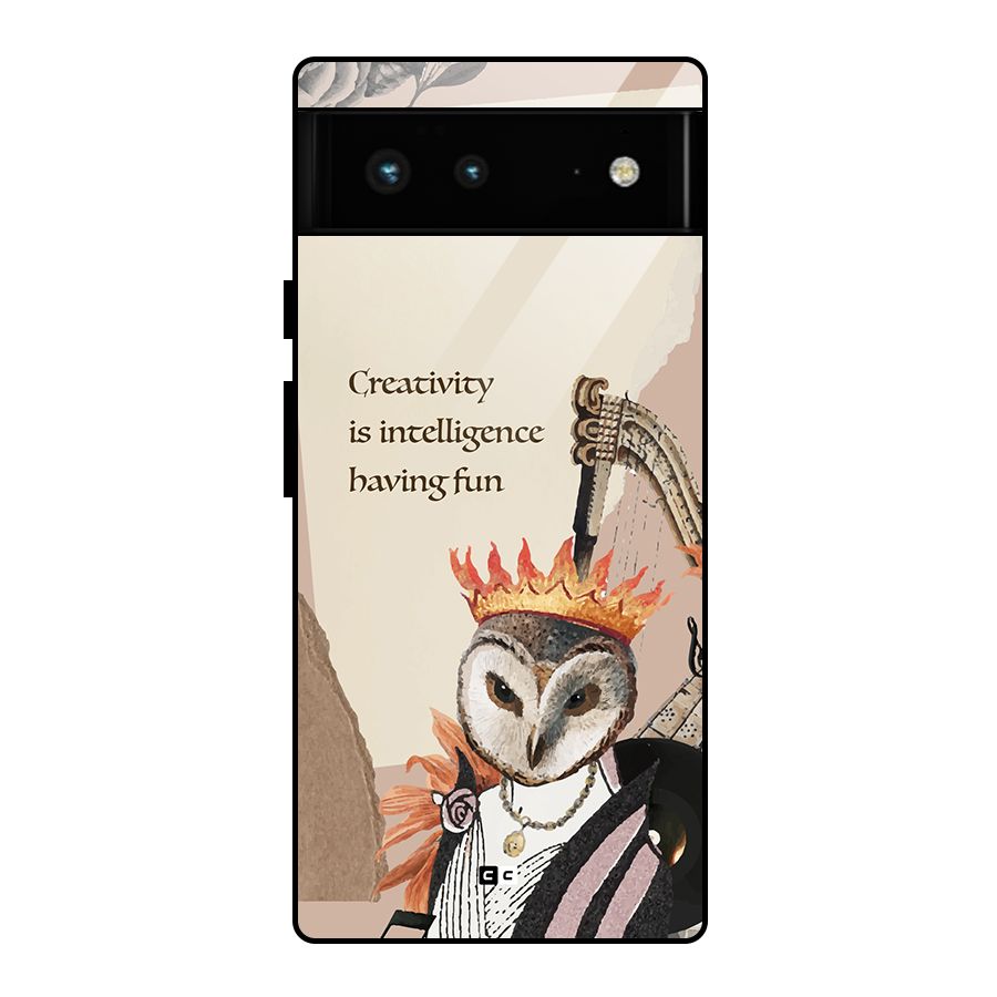 Creativity Intelligence Glass Back Case for Google Pixel 6