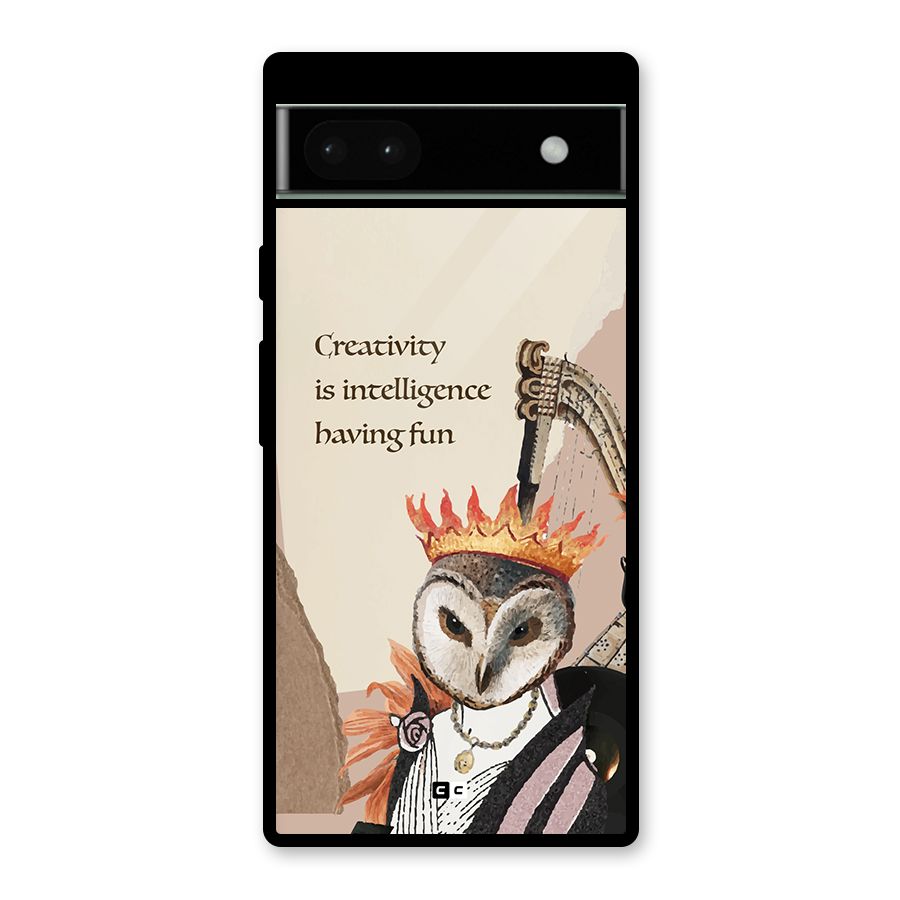Creativity Intelligence Glass Back Case for Google Pixel 6a
