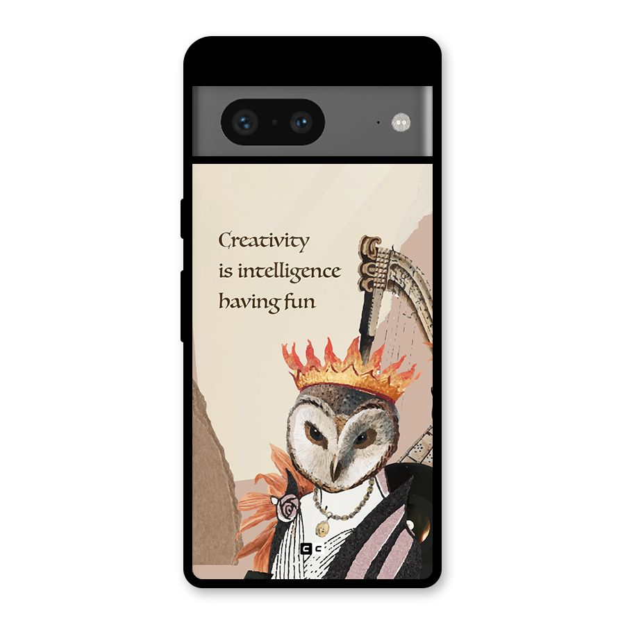Creativity Intelligence Glass Back Case for Google Pixel 7