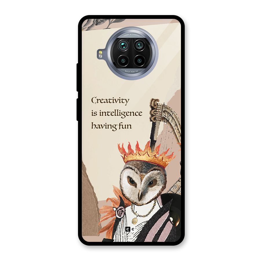 Creativity Intelligence Glass Back Case for Mi 10i