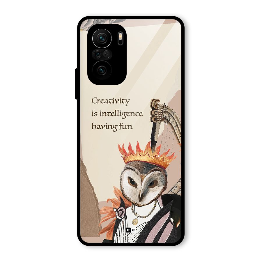 Creativity Intelligence Glass Back Case for Mi 11X Pro