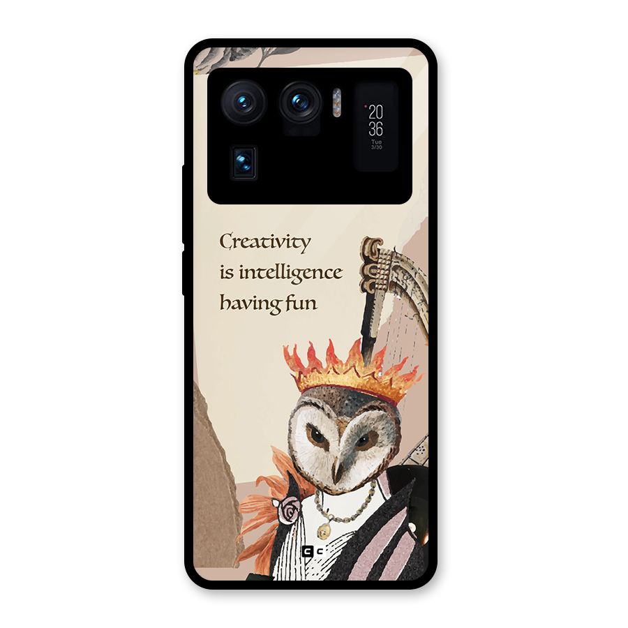 Creativity Intelligence Glass Back Case for Mi 11 Ultra