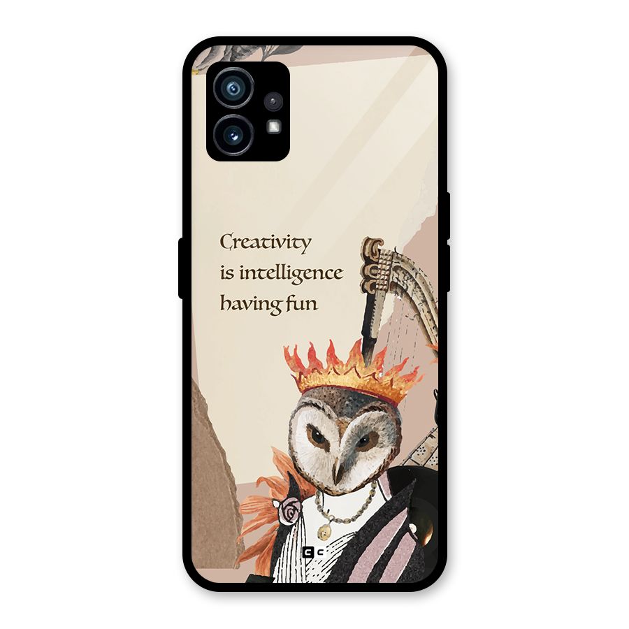 Creativity Intelligence Glass Back Case for Nothing Phone 1