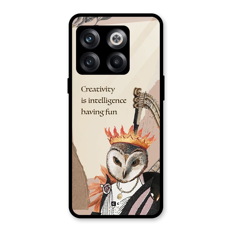 Creativity Intelligence Glass Back Case for OnePlus 10T