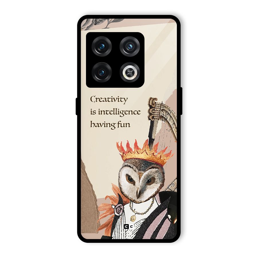 Creativity Intelligence Glass Back Case for OnePlus 10 Pro 5G