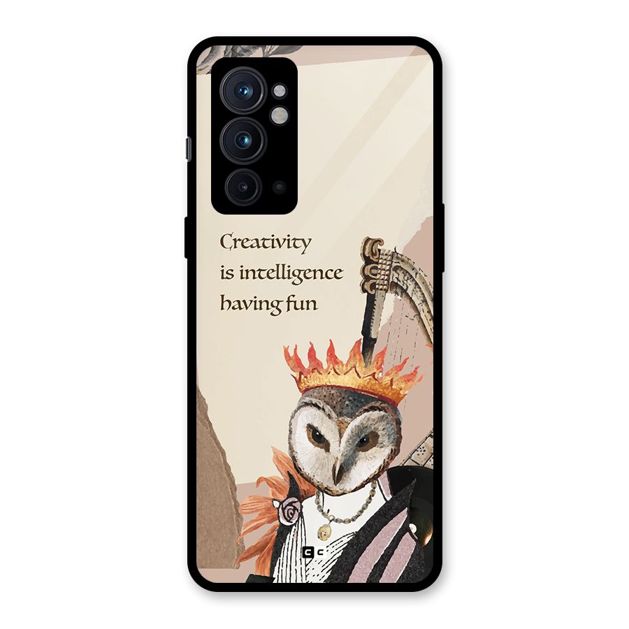 Creativity Intelligence Glass Back Case for OnePlus 9RT 5G