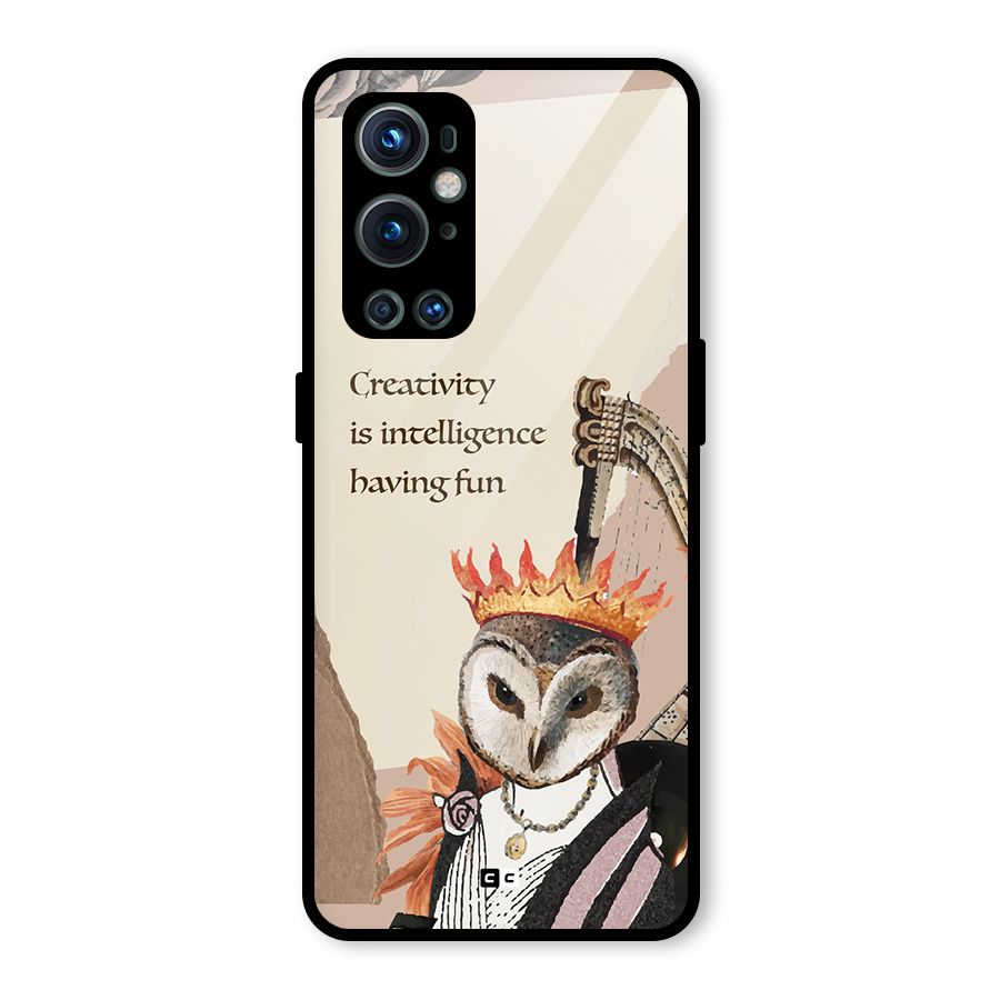 Creativity Intelligence Glass Back Case for OnePlus 9 Pro