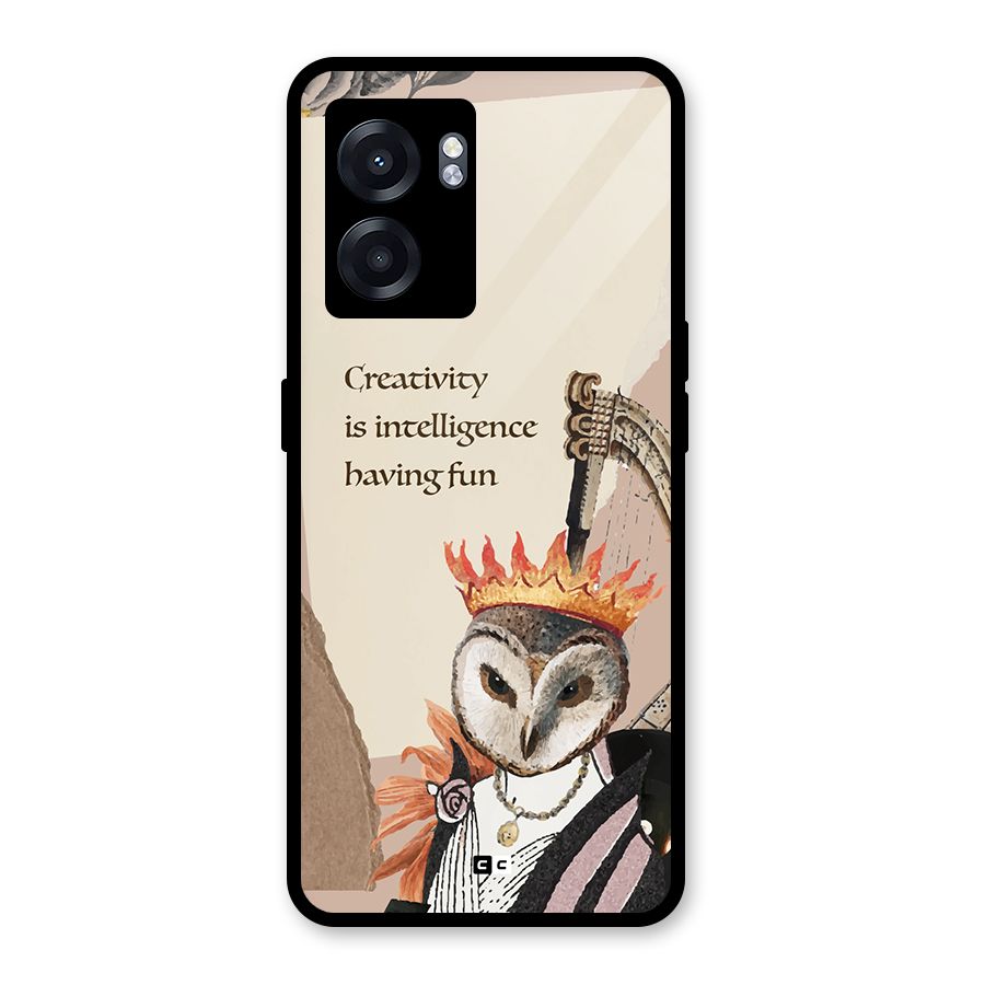 Creativity Intelligence Glass Back Case for Oppo K10 (5G)
