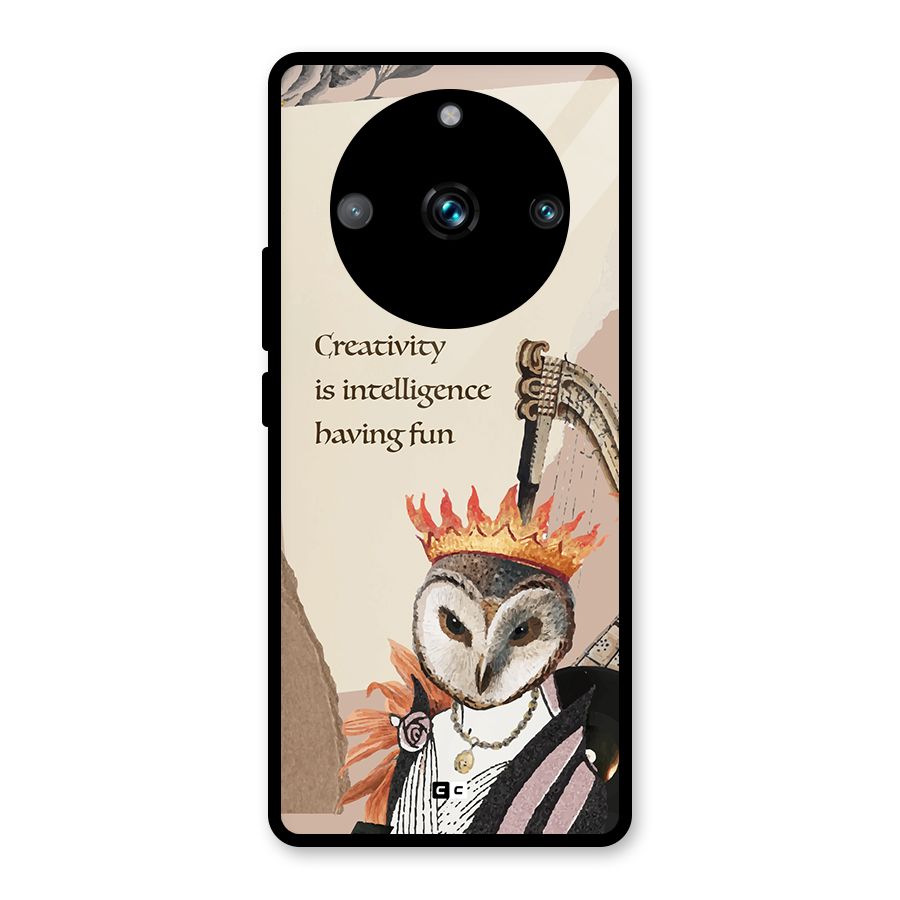 Creativity Intelligence Glass Back Case for Realme 11 Pro Plus