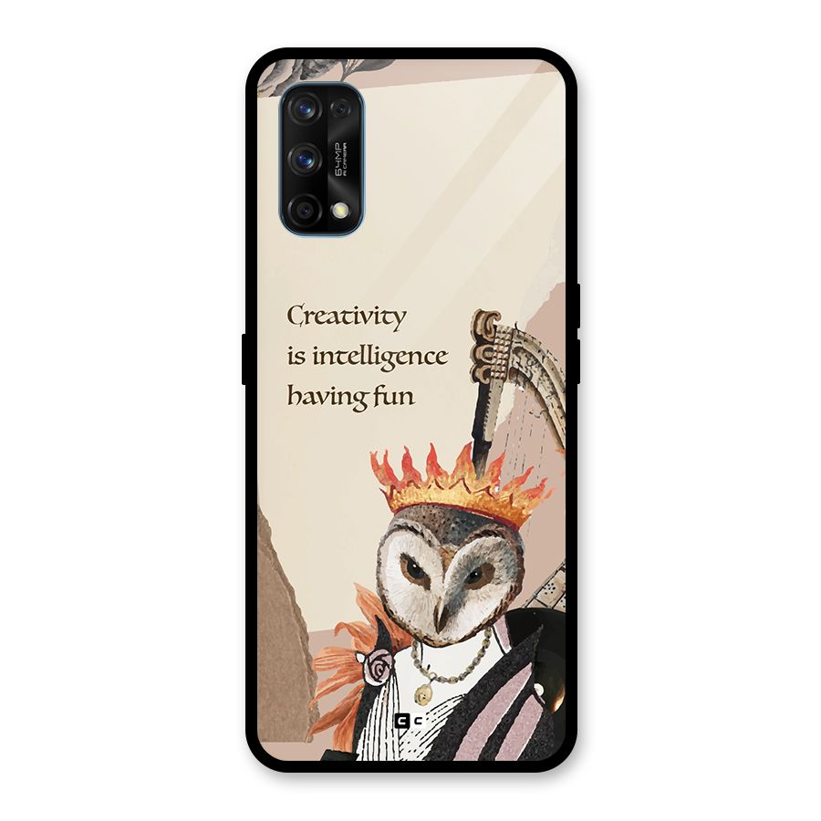 Creativity Intelligence Glass Back Case for Realme 7 Pro