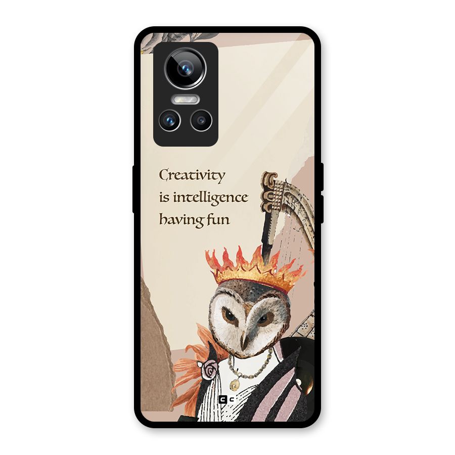 Creativity Intelligence Glass Back Case for Realme GT Neo 3
