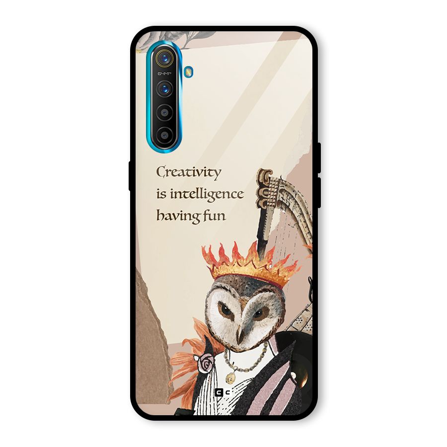 Creativity Intelligence Glass Back Case for Realme X2