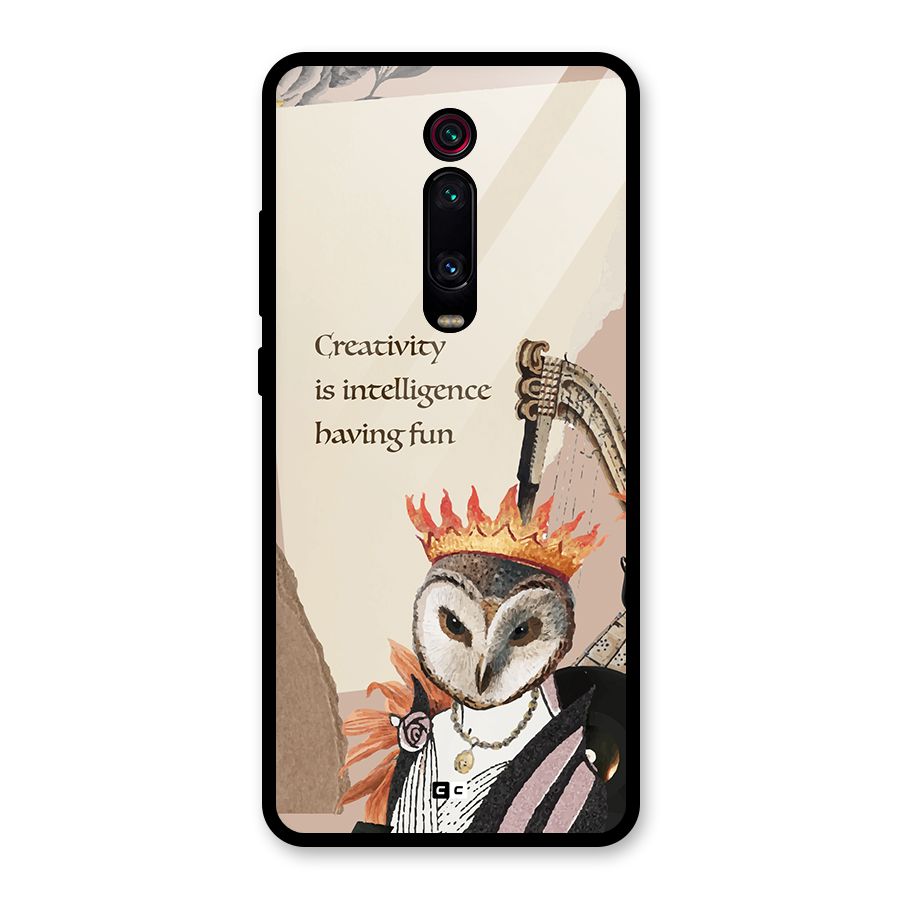 Creativity Intelligence Glass Back Case for Redmi K20 Pro
