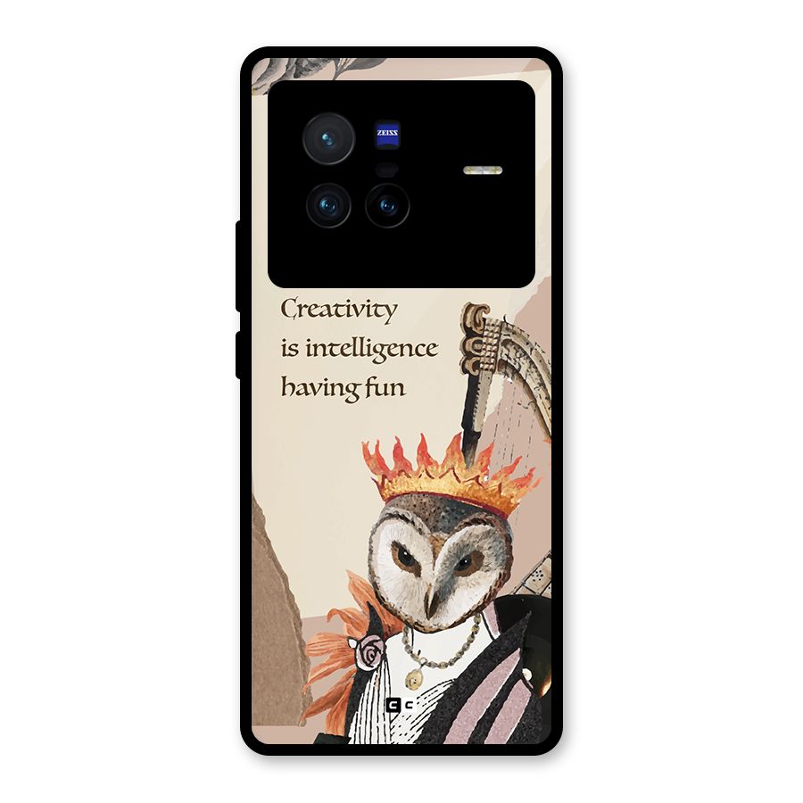 Creativity Intelligence Glass Back Case for Vivo X80