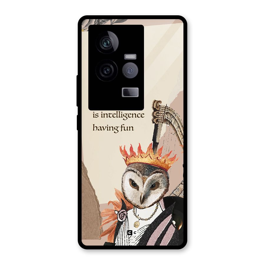 Creativity Intelligence Glass Back Case for Vivo iQOO 11 5G