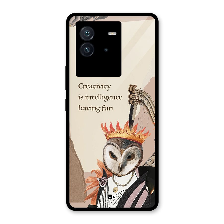 Creativity Intelligence Glass Back Case for Vivo iQOO Neo 6 5G