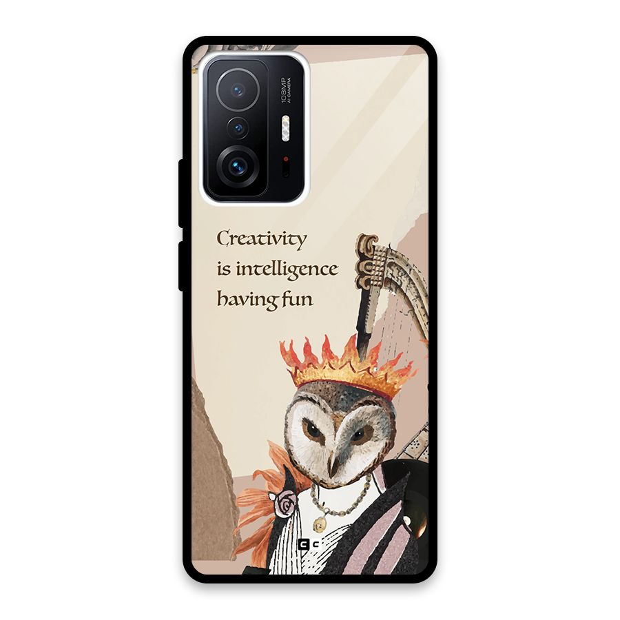 Creativity Intelligence Glass Back Case for Xiaomi 11T Pro