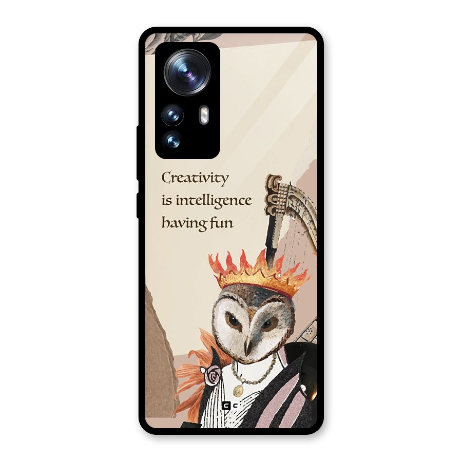 Creativity Intelligence Glass Back Case for Xiaomi 12 Pro