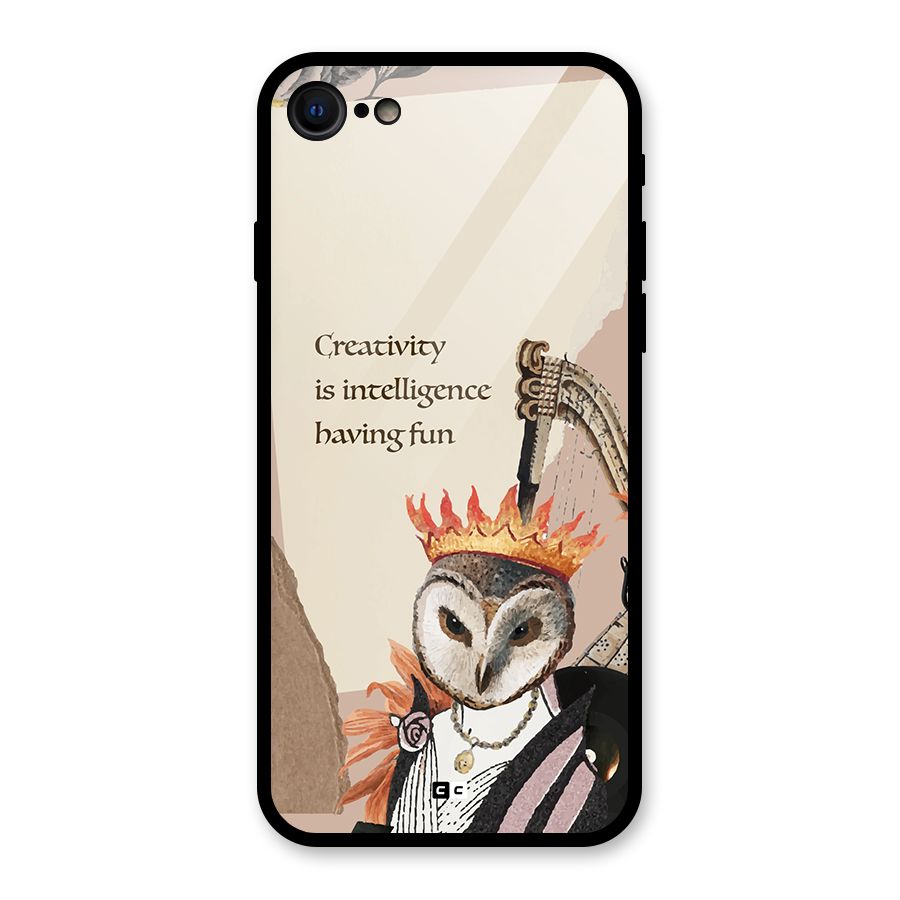 Creativity Intelligence Glass Back Case for iPhone 7