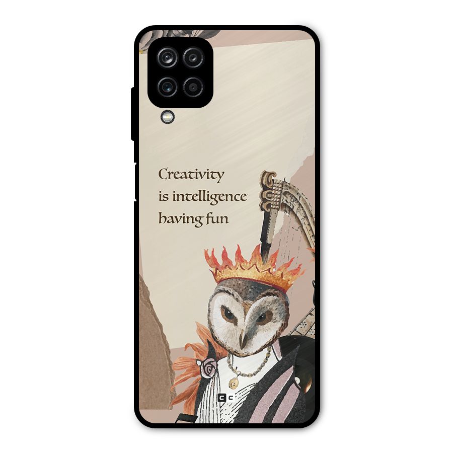 Creativity Intelligence Metal Back Case for Galaxy A12