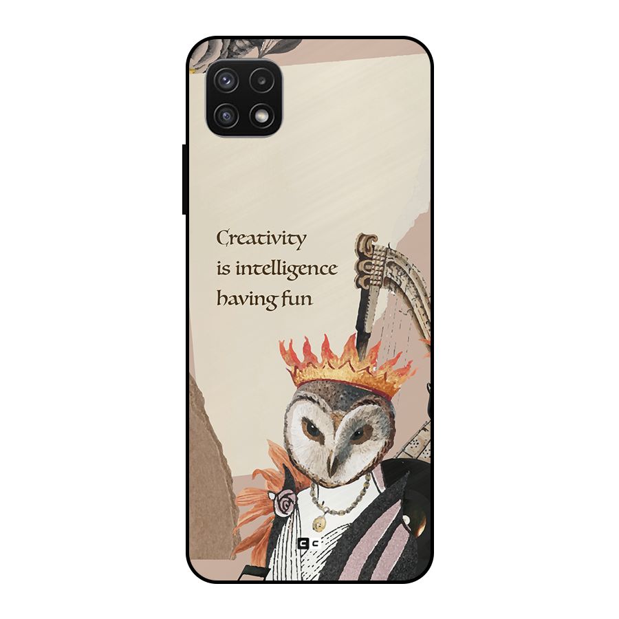 Creativity Intelligence Metal Back Case for Galaxy A22 5G