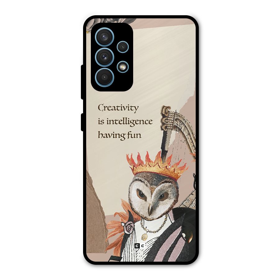 Creativity Intelligence Metal Back Case for Galaxy A32