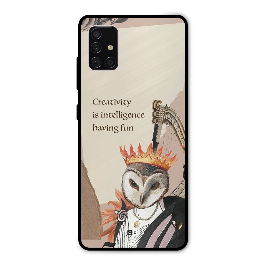Creativity Intelligence Metal Back Case for Galaxy A51