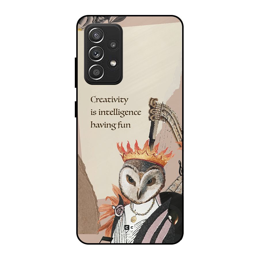 Creativity Intelligence Metal Back Case for Galaxy A52