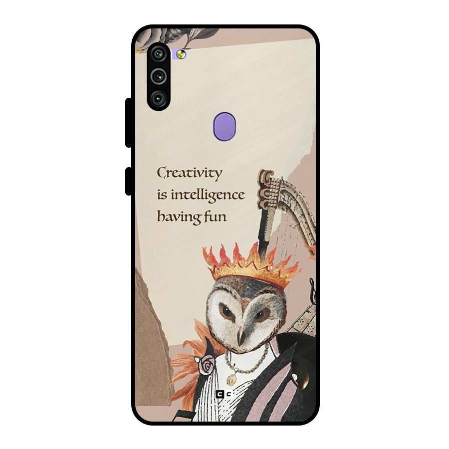 Creativity Intelligence Metal Back Case for Galaxy M11