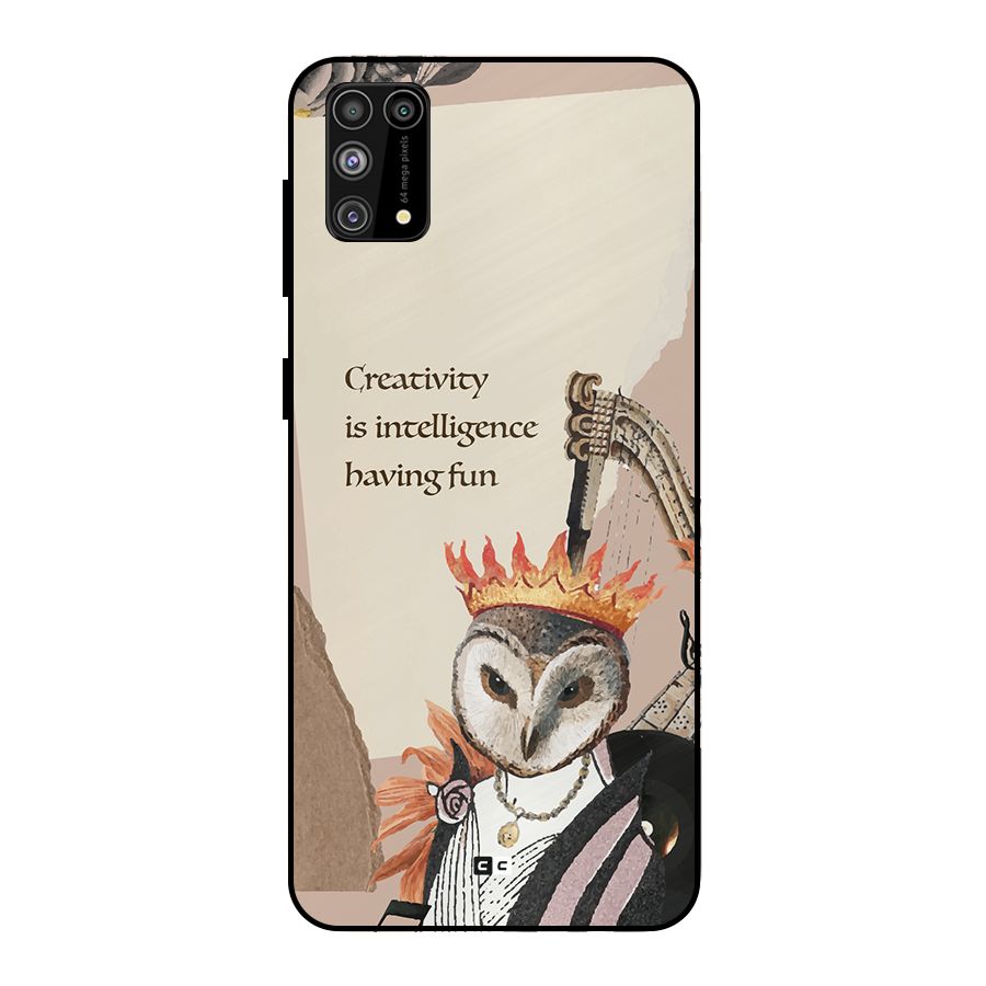 Creativity Intelligence Metal Back Case for Galaxy M31