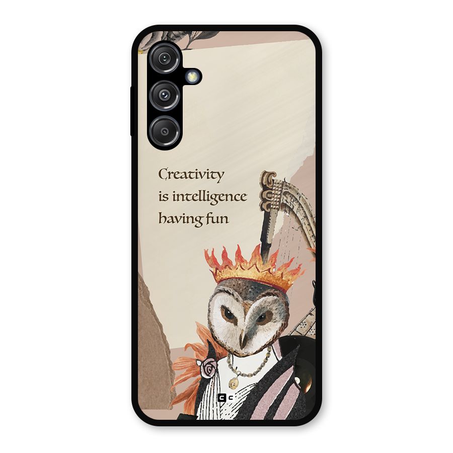 Creativity Intelligence Metal Back Case for Galaxy M34 5G