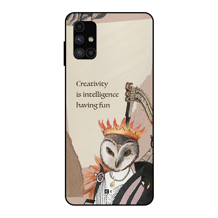 Creativity Intelligence Metal Back Case for Galaxy M51