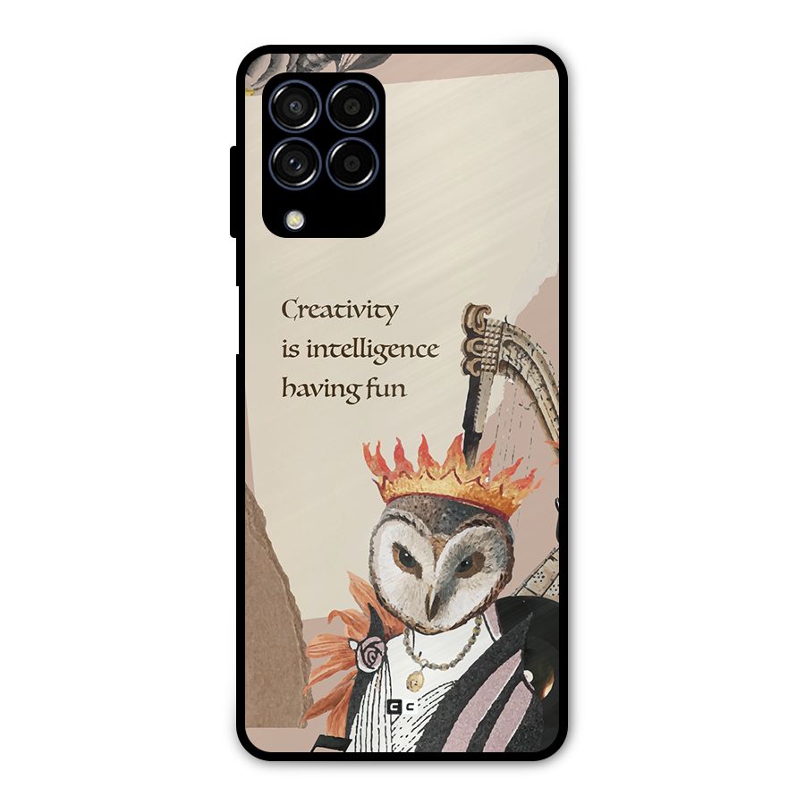 Creativity Intelligence Metal Back Case for Galaxy M53 5G