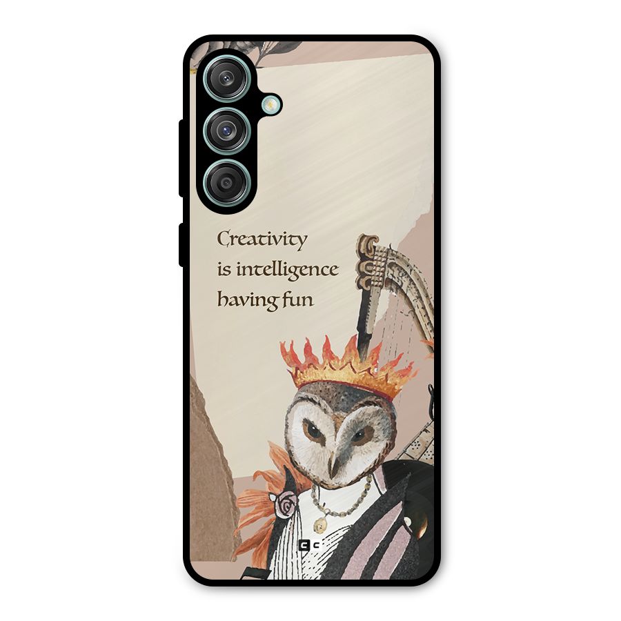 Creativity Intelligence Metal Back Case for Galaxy M55 5G