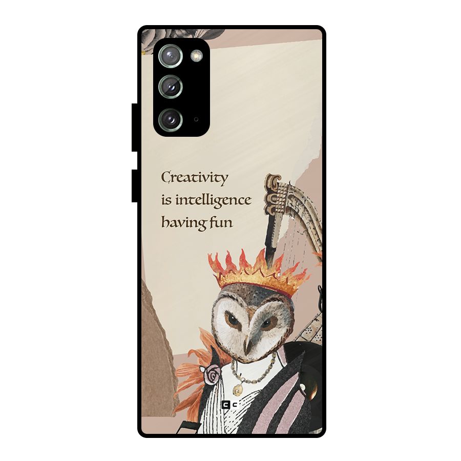 Creativity Intelligence Metal Back Case for Galaxy Note 20